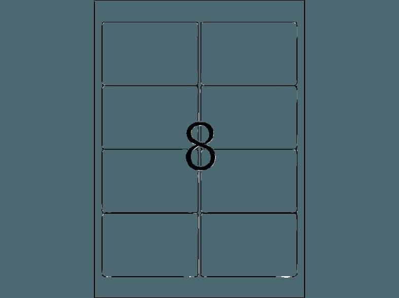 HERMA 4907 Etiketten glänzend 96x63.5 mm A4 200 St.