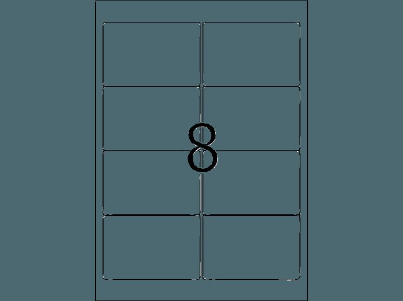 HERMA 4907 Etiketten glänzend 96x63.5 mm A4 200 St.