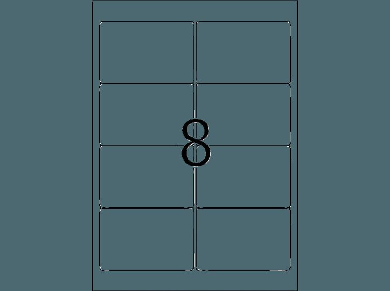 HERMA 4907 Etiketten glänzend 96x63.5 mm A4 200 St., HERMA, 4907, Etiketten, glänzend, 96x63.5, mm, A4, 200, St.