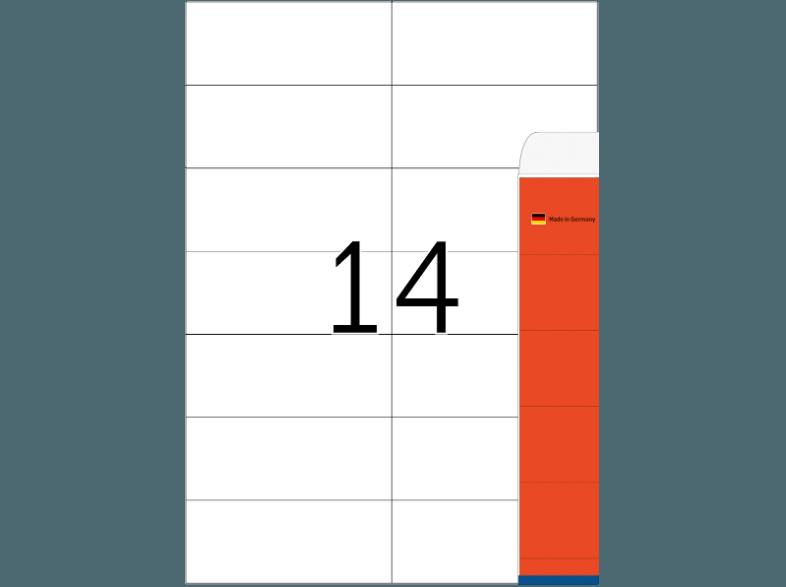 HERMA 5059 Farbige Etiketten 105x42.3 mm A4 350 St.