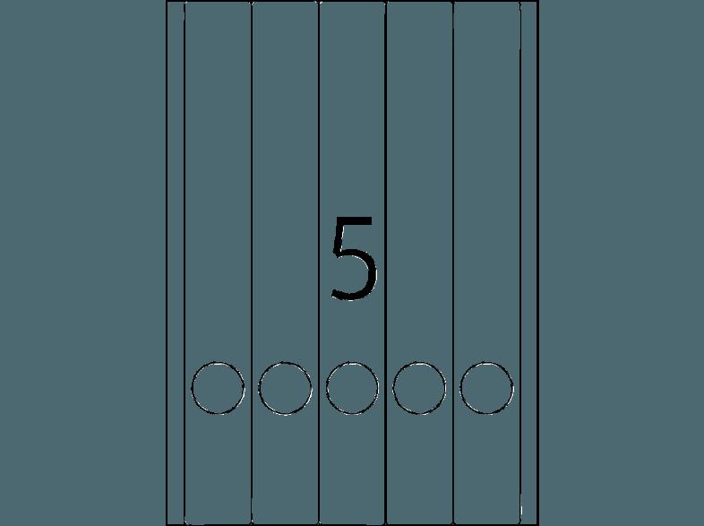 HERMA 5130 Ordneretiketten 38x297 mm A4 125 St.