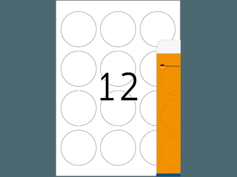 HERMA 5153 Neonetiketten rund Ø 60 mm A4 240 St.