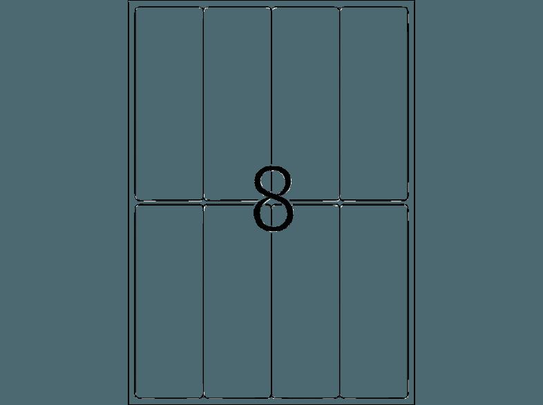 HERMA 8325 Versandetiketten/Warnhinweis 50x142 mm A4 160 St.