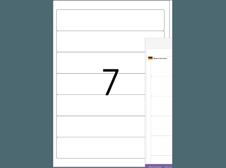 HERMA 8620 Ordneretiketten 192x38 mm A4 70 St.