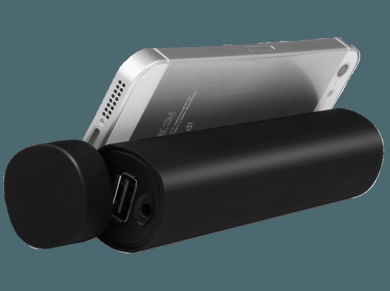 ICONBIT FTB4000BT Powerbank mit Bluetooth Lautsprecher und Line-In Funktion 4000 mAh Schwarz