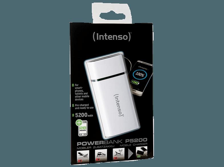 INTENSO 2036598 7320522 Powerbank P5200 mAh weiß Powerbank 5200 mAh Weiß, INTENSO, 2036598, 7320522, Powerbank, P5200, mAh, weiß, Powerbank, 5200, mAh, Weiß