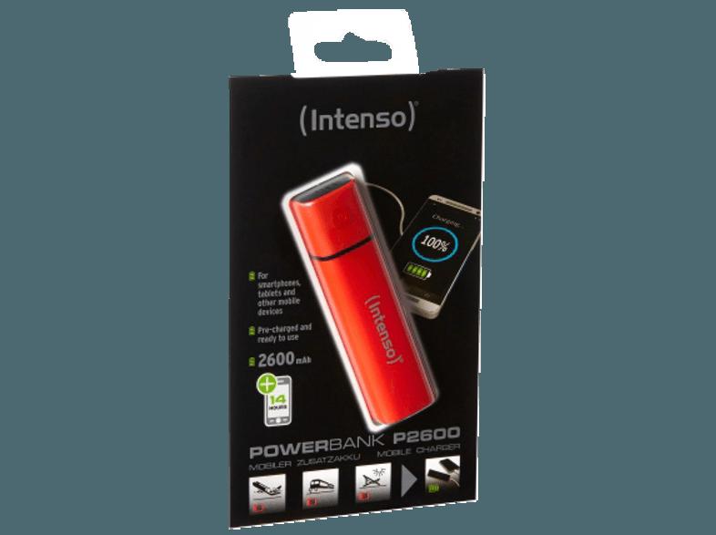 INTENSO 320506 P2600 Powerbank 2600 mAh Rot