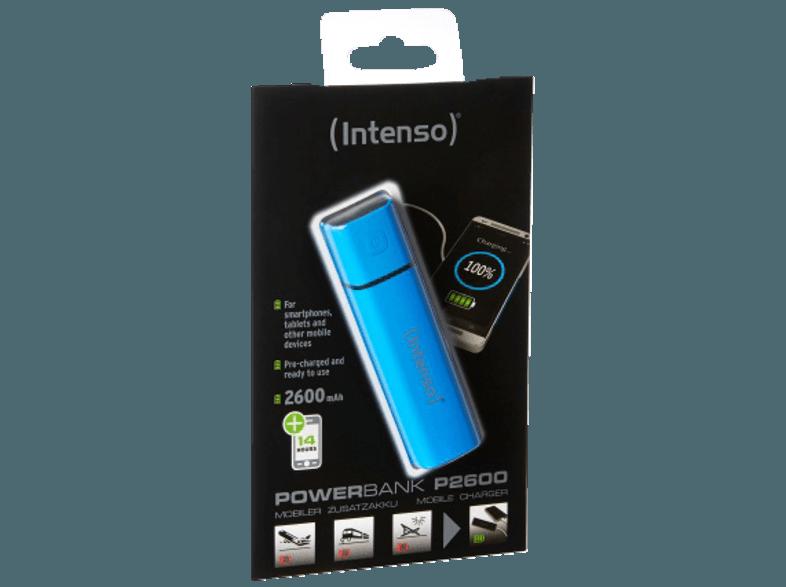 INTENSO 7320505 P2600 Powerbank 2600 mAh Blau, INTENSO, 7320505, P2600, Powerbank, 2600, mAh, Blau