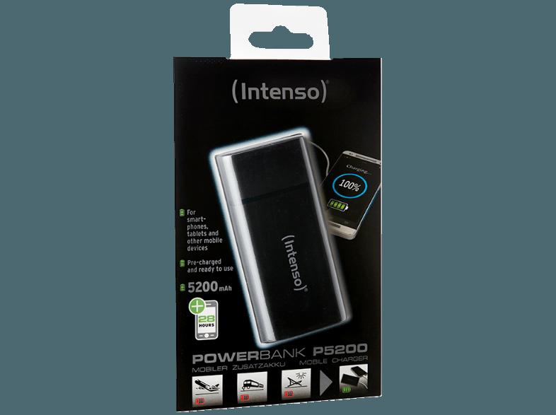 INTENSO 7320520 P5200 Powerbank 5200 mAh Schwarz