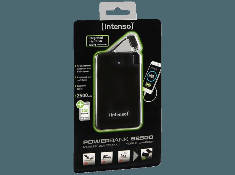 INTENSO 7332500 S2500 Powerbank 2500 mAh Schwarz