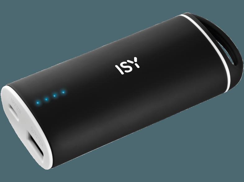 ISY IAP-2003 5200 mAh Powerbank, schwarz Powerbank 5200 mAh Schwarz
