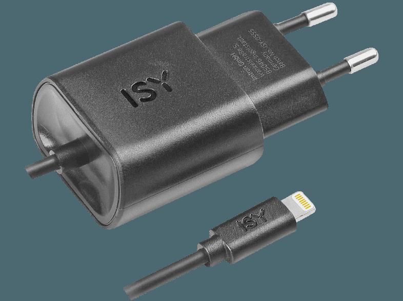 ISY Micro USB Wall Charger with lightning cable, 1.2 A Ladekabel, ISY, Micro, USB, Wall, Charger, with, lightning, cable, 1.2, A, Ladekabel