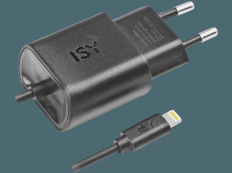 ISY Micro USB Wall Charger with lightning cable, 1.2 A Ladekabel