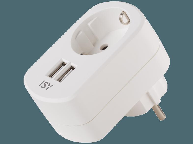 ISY Single Socket with 3.15A USB Ports IED-2000 Ladegerät