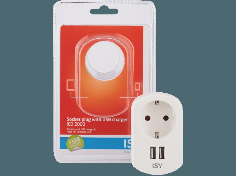 ISY Single Socket with 3.15A USB Ports IED-2000 Ladegerät