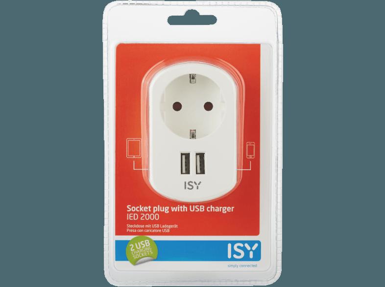 ISY Single Socket with 3.15A USB Ports IED-2000 Ladegerät