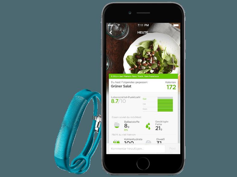 JAWBONE UP2 Turquoise Circle (Schlaf-/Aktivitätstracker (Ultraleicht-Armband))