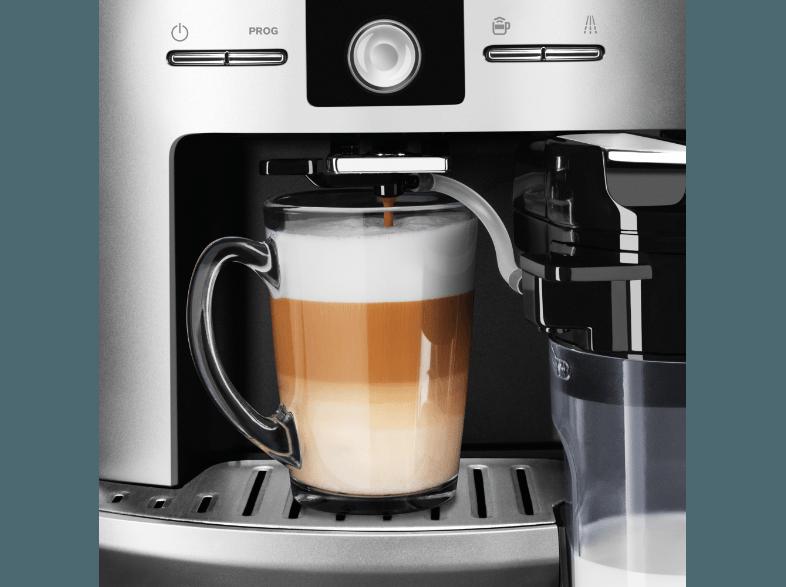 KRUPS EA829E Latt'Espress Kaffeevollautomat (Kegelmahlwerk, 1.7 Liter, Silber)