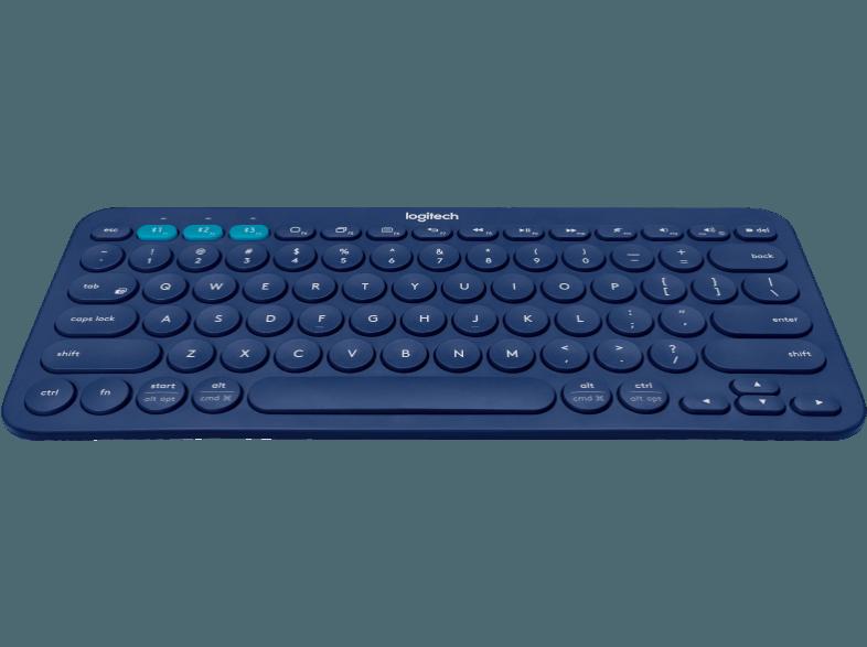 LOGITECH K380 Keyboard blau Multi-Device Bluetooth-Tastatur