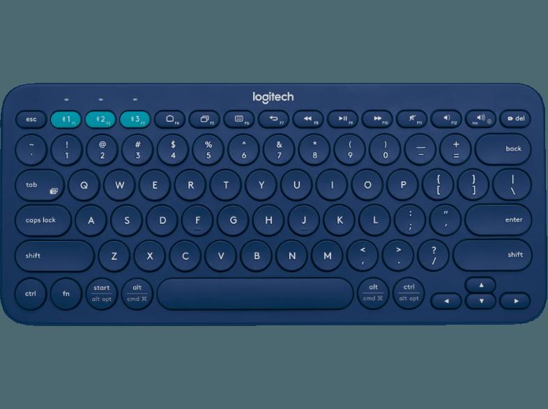 LOGITECH K380 Keyboard blau Multi-Device Bluetooth-Tastatur, LOGITECH, K380, Keyboard, blau, Multi-Device, Bluetooth-Tastatur