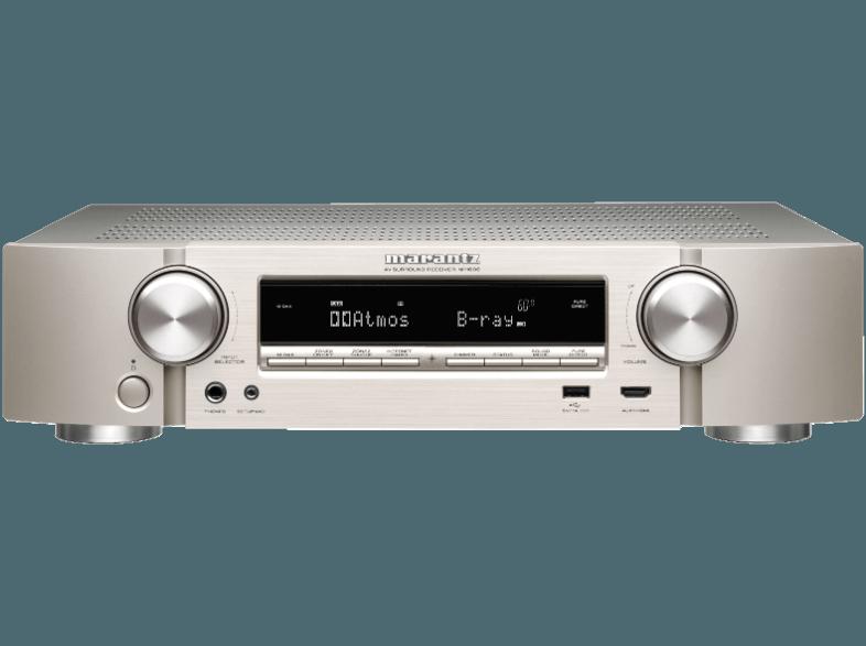 MARANTZ NR1606N1SG AV Receiver (7.1 Kanäle, 90 Watt pro Kanal, Silber/Gold)