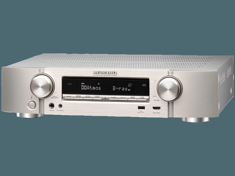 MARANTZ NR1606N1SG AV Receiver (7.1 Kanäle, 90 Watt pro Kanal, Silber/Gold)