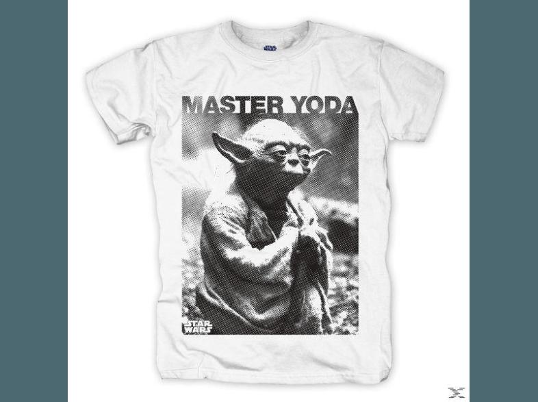 Master Yoda Photo (T-Shirt, Größe L, Weiß)