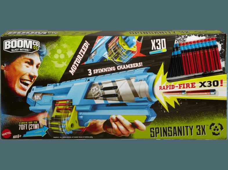 MATTEL CJG60 Boomco Spinsanity X3 - Fokus! Blau