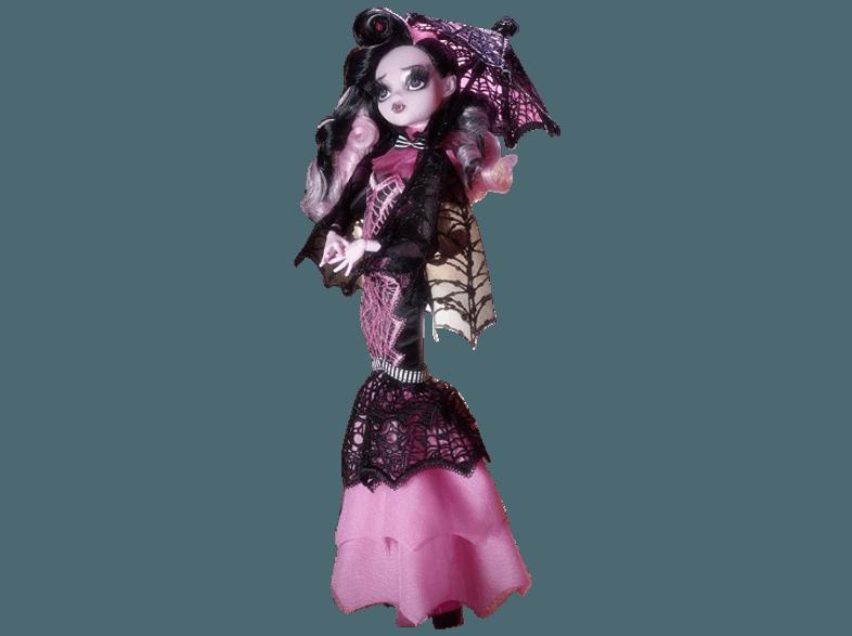 MONSTER HIGH CHW66 Draculaura Collector Puppe Schwarz/Rosa