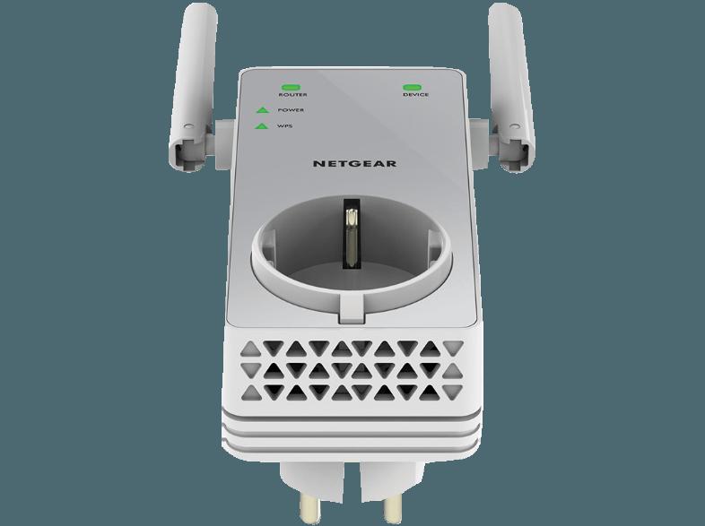 NETGEAR EX 3800-100PES AC750 Range Extender Wlan Repeater, NETGEAR, EX, 3800-100PES, AC750, Range, Extender, Wlan, Repeater