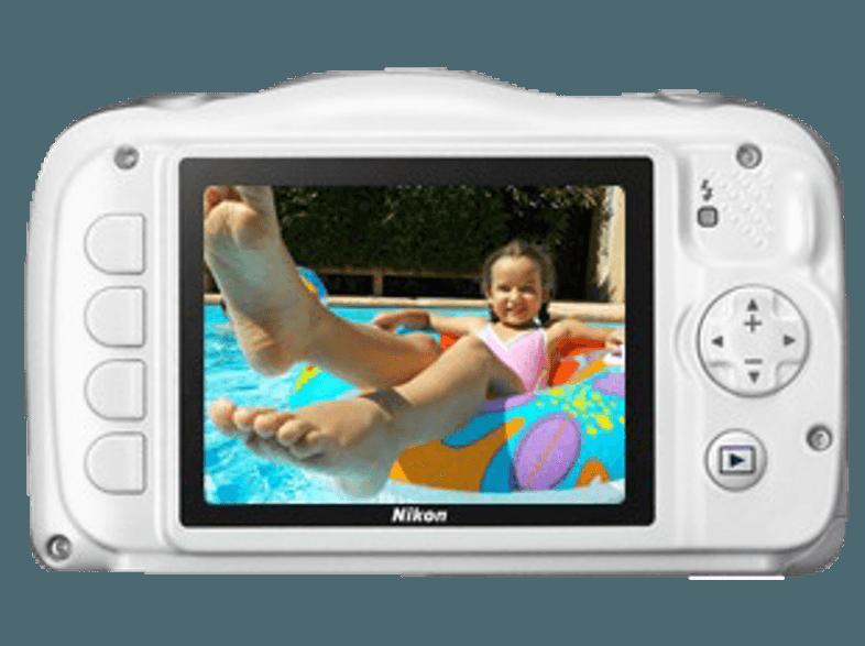 NIKON Coolpix S33  Weiß (13.2 Megapixel, 3x opt. Zoom, 6.7 cm TFT-LCD)