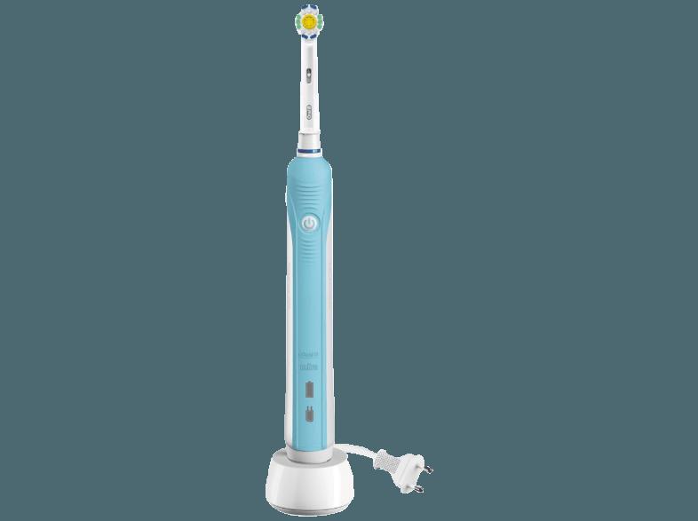 ORAL-B PRO 700 WHITE&CLEAN Elektrische Zahnbürste Hellblau/Weiß, ORAL-B, PRO, 700, WHITE&CLEAN, Elektrische, Zahnbürste, Hellblau/Weiß