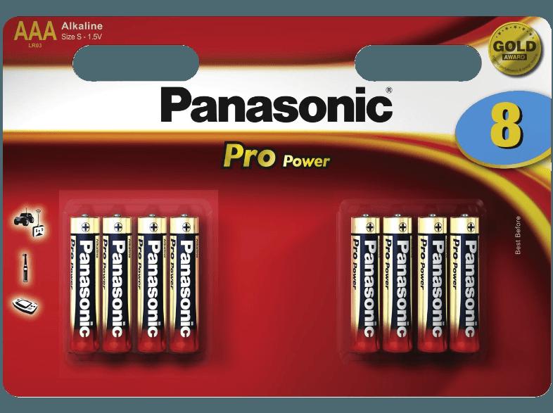 PANASONIC 00265949 LR03PPG/8BW Batterie AAA