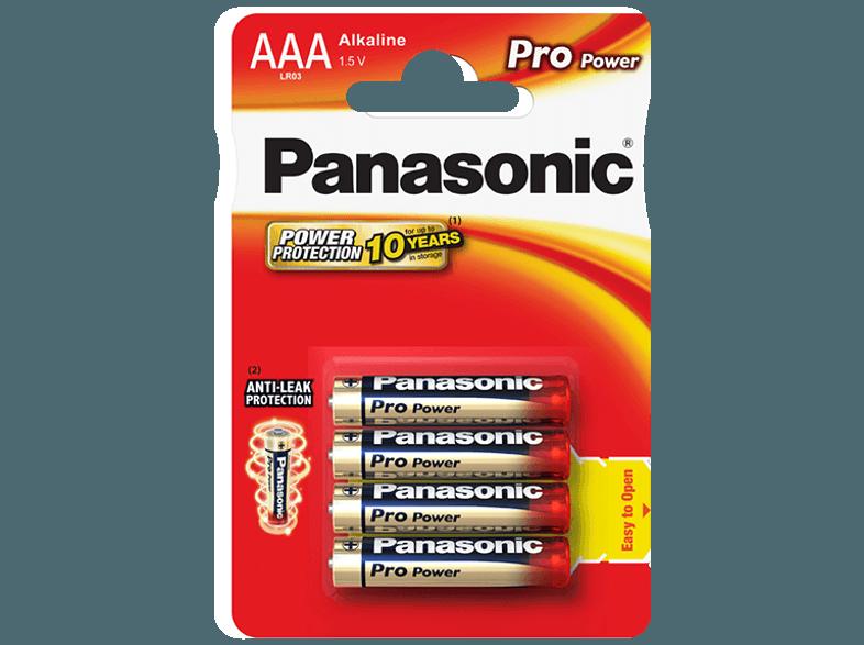 PANASONIC 00265999 LR03PPG/4BP Batterie AAA