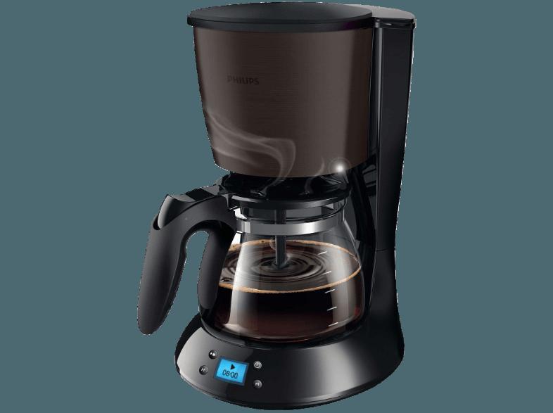 PHILIPS HD7459/81 Daily Metall Collection 1 Kaffeemaschine Titanium (Glas)