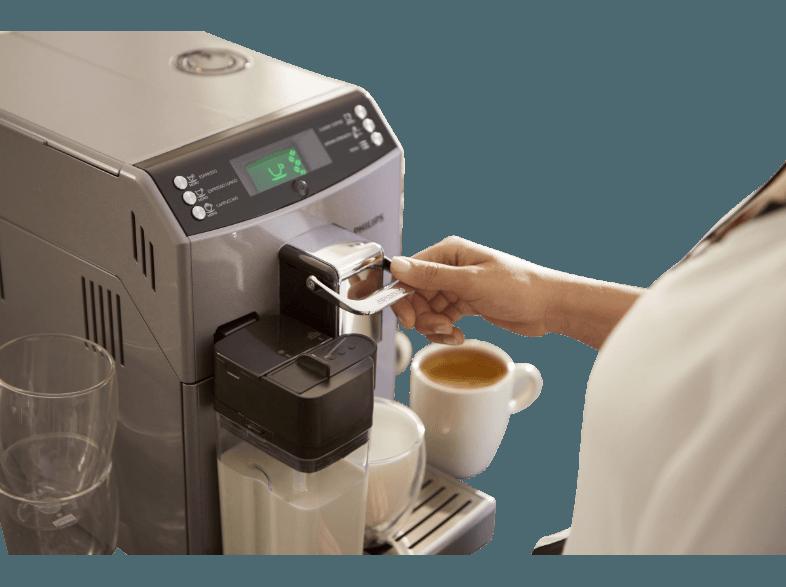 PHILIPS HD8847/11 Kaffeevollautomat (100% Keramik, 1.8 Liter, Silber)