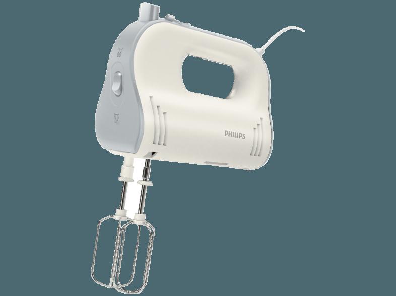 PHILIPS HR1576/10 Handmixer 750 Watt Grau/Weiß, PHILIPS, HR1576/10, Handmixer, 750, Watt, Grau/Weiß