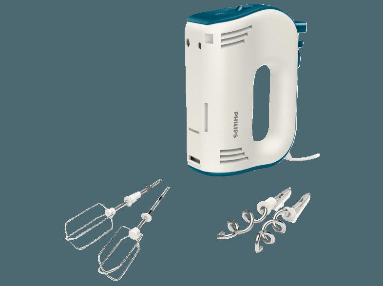 PHILIPS HR1576/20 Handmixer 750 Watt Türkis/Weiß