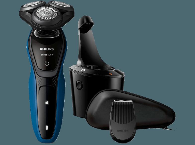 PHILIPS S5150/63 Herrenrasierer Schwarz Petrol (MultiPrecision-Klingensystem)