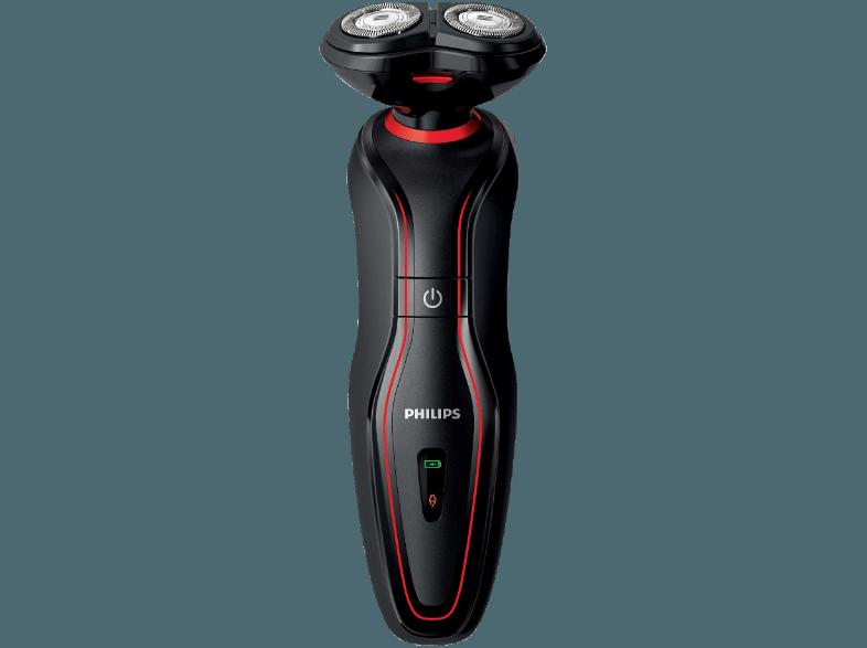 PHILIPS S738/17 Herrenrasierer Schwarz/Rot (ComfortCut-Klingensystem), PHILIPS, S738/17, Herrenrasierer, Schwarz/Rot, ComfortCut-Klingensystem,