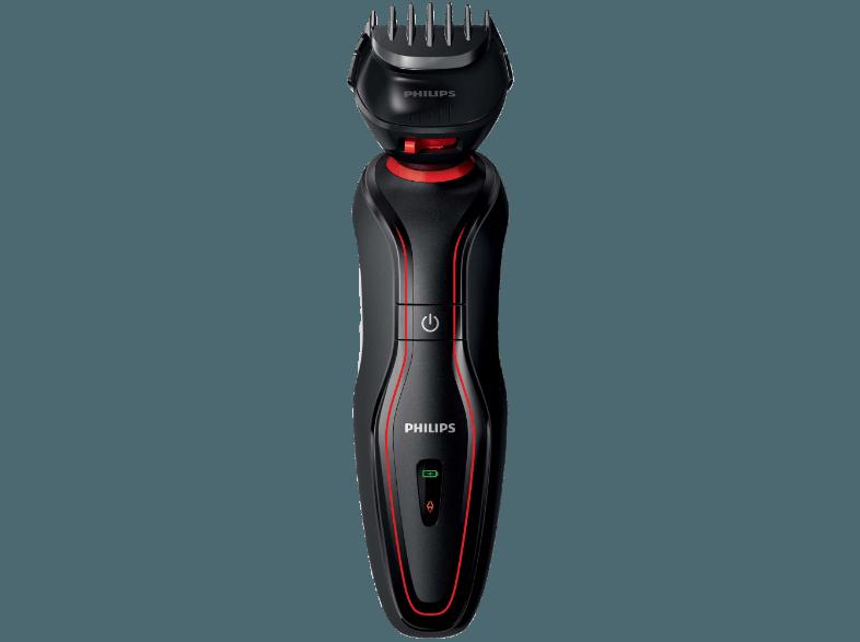 PHILIPS S738/17 Herrenrasierer Schwarz/Rot (ComfortCut-Klingensystem), PHILIPS, S738/17, Herrenrasierer, Schwarz/Rot, ComfortCut-Klingensystem,