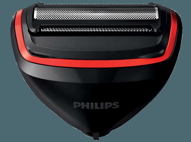 PHILIPS S738/17 Herrenrasierer Schwarz/Rot (ComfortCut-Klingensystem)