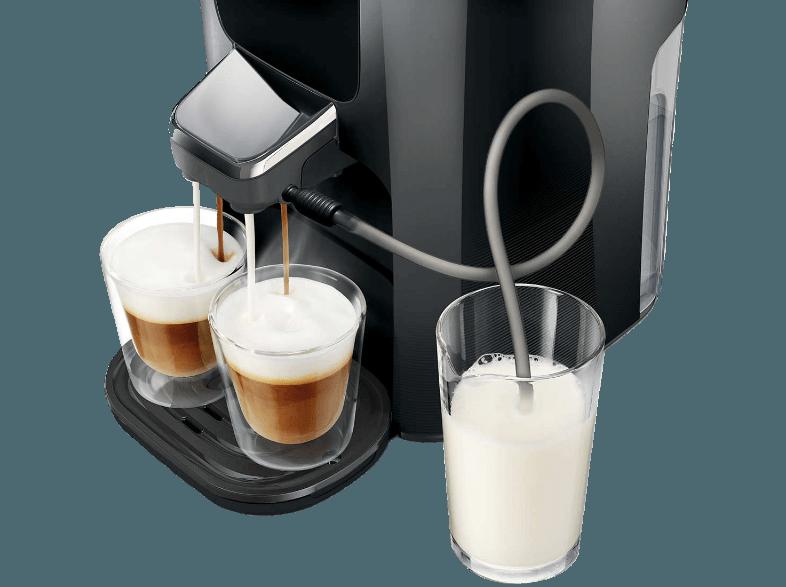 PHILIPS Senseo Latte Duo HD7855/50 Kaffeepadmaschine (1 Liter, Schwarz)