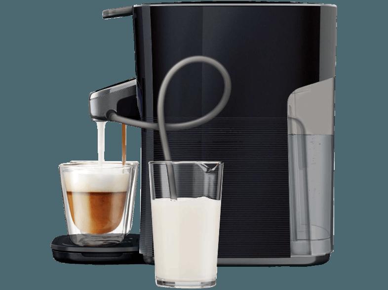 PHILIPS Senseo Latte Duo HD7855/50 Kaffeepadmaschine (1 Liter, Schwarz)