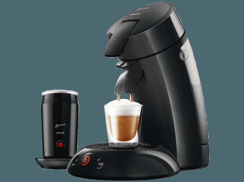 PHILIPS Senseo Original and Milk Twister Bundle HD7819/60 Kaffeepadmaschine (0.7 Liter, Schwarz)
