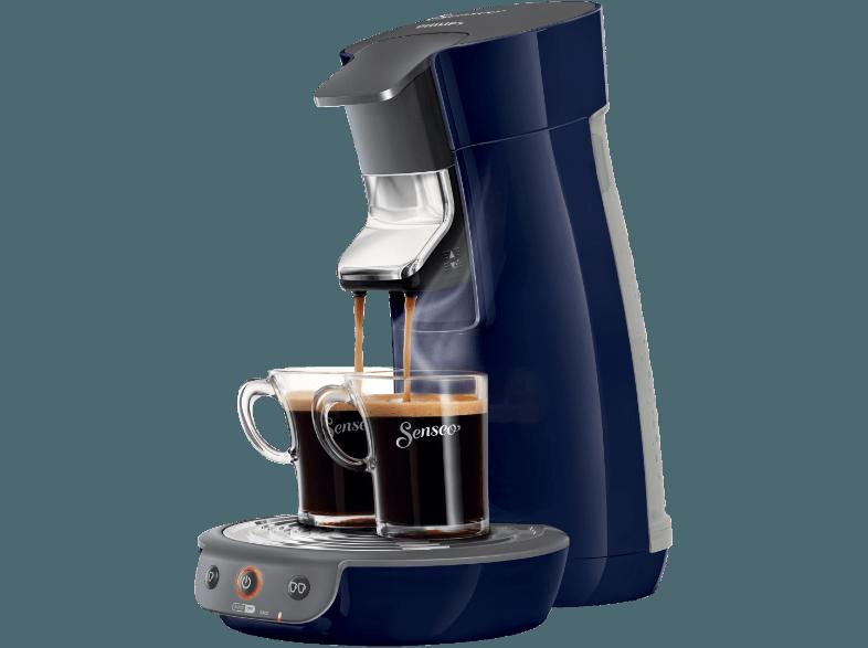 PHILIPS Senseo Viva Café HD7825/47 Kaffeepadmaschine (0.9 Liter, Brombeerblau)