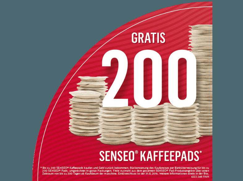 PHILIPS Senseo Viva Café HD7825/47 Kaffeepadmaschine (0.9 Liter, Brombeerblau)