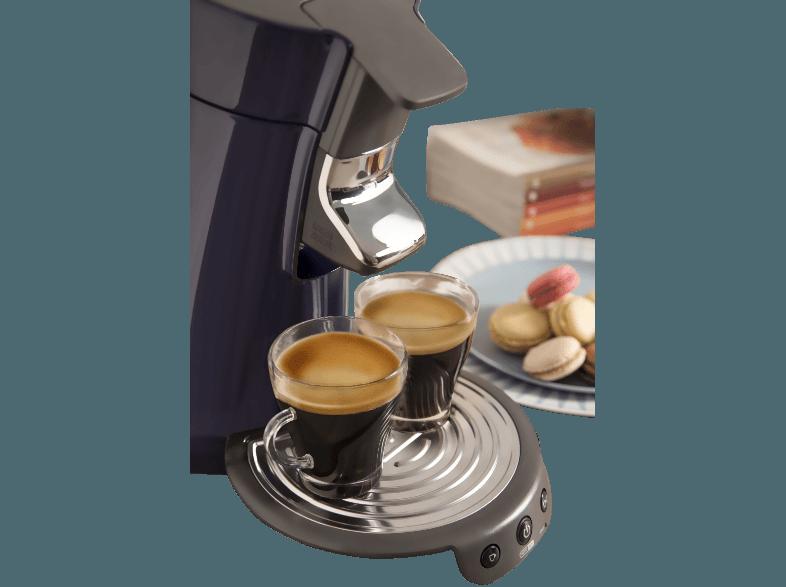 PHILIPS Senseo Viva Café HD7825/47 Kaffeepadmaschine (0.9 Liter, Brombeerblau)