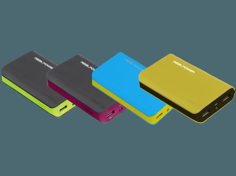 REALPOWER PB-6k Color Edition Mobiles Ladegerät 6000 mAh nicht freiwählbar