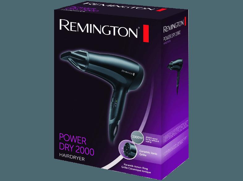 REMINGTON D3010  (Schwarz, 2000 Watt), REMINGTON, D3010, , Schwarz, 2000, Watt,